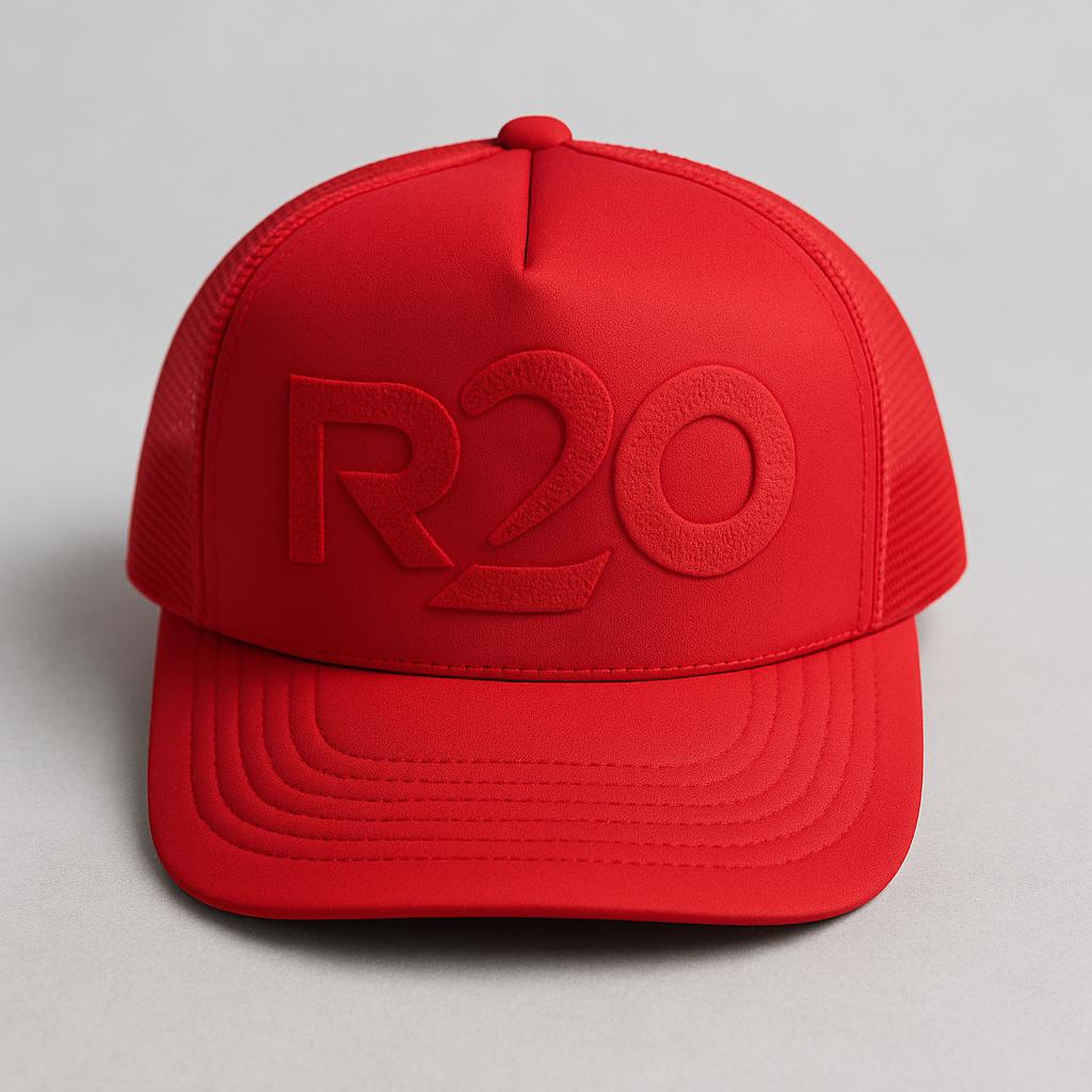Standard baseball hats puff print