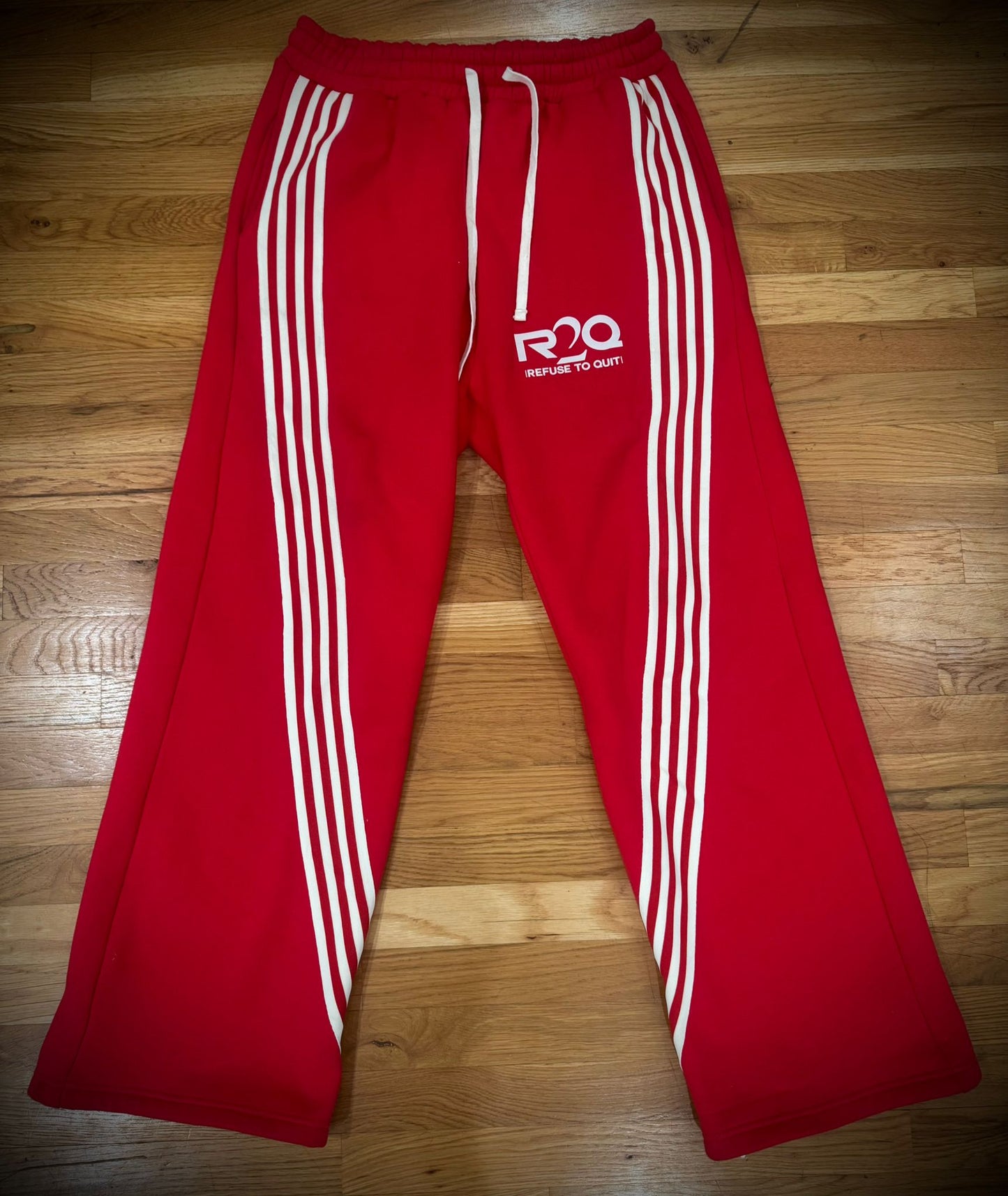Striped oversize sweats