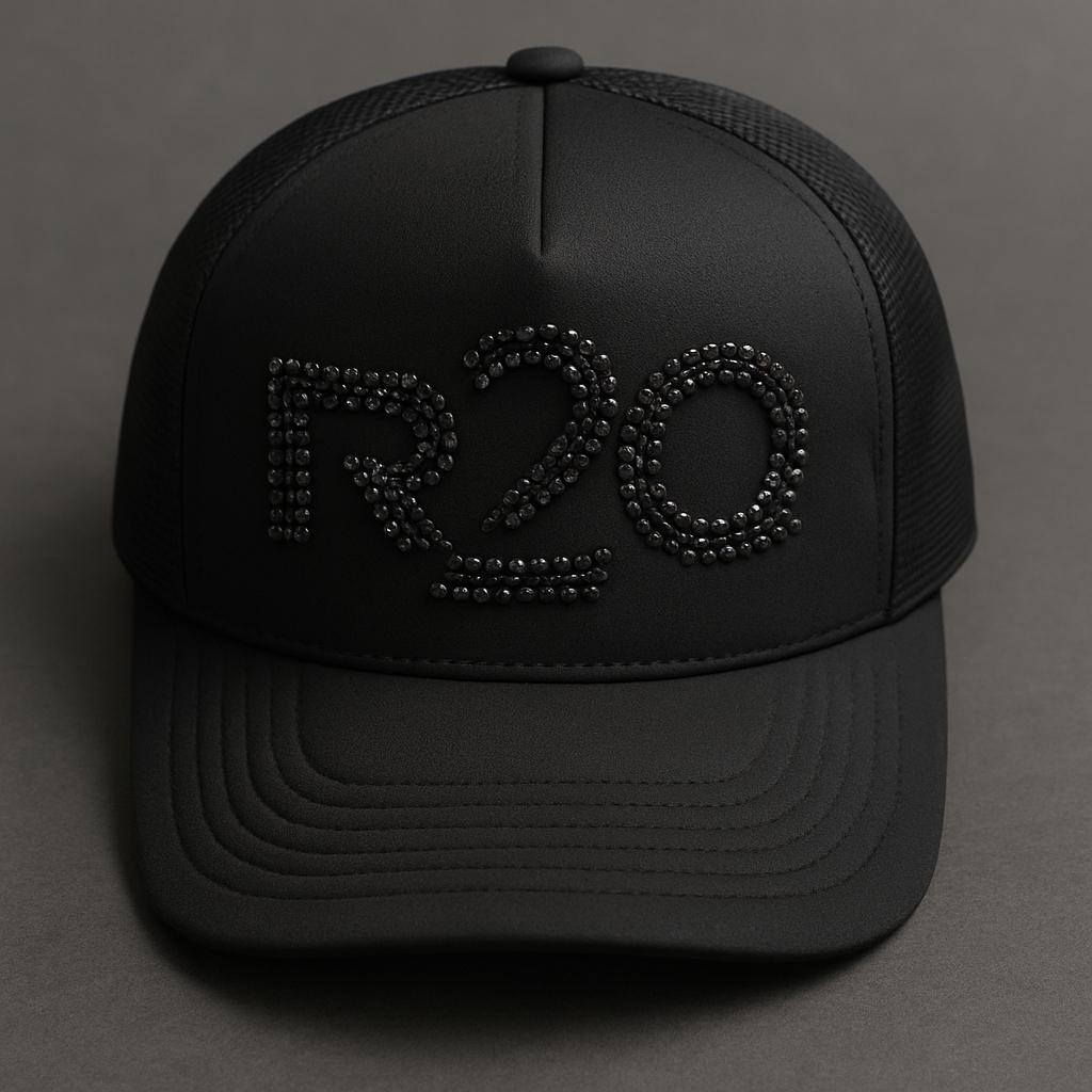 Custom baseball puff hats with Bling