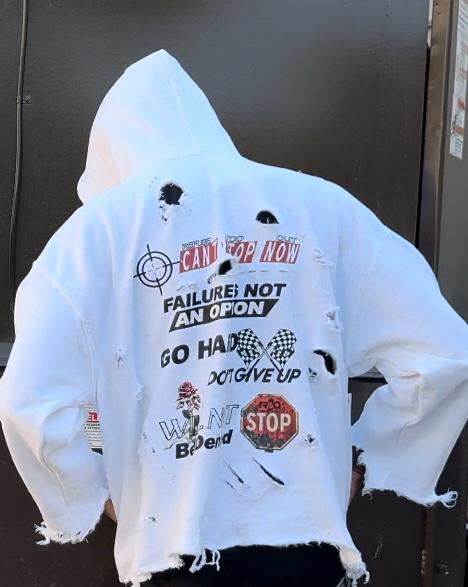 Distressed Can't Stop Hoodie