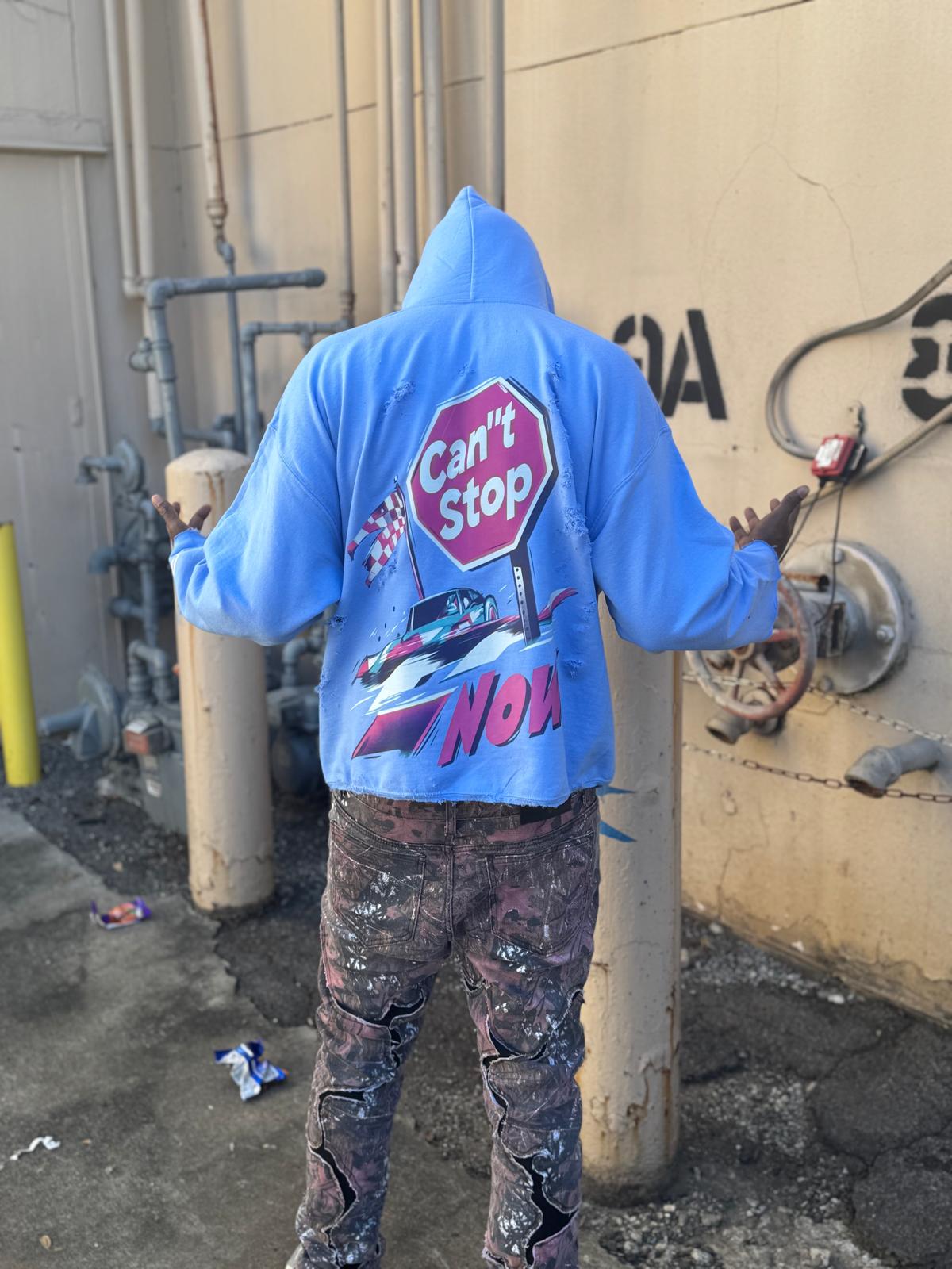 Distressed Can't Stop Hoodie