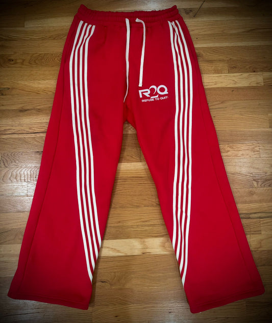 Striped oversize sweats