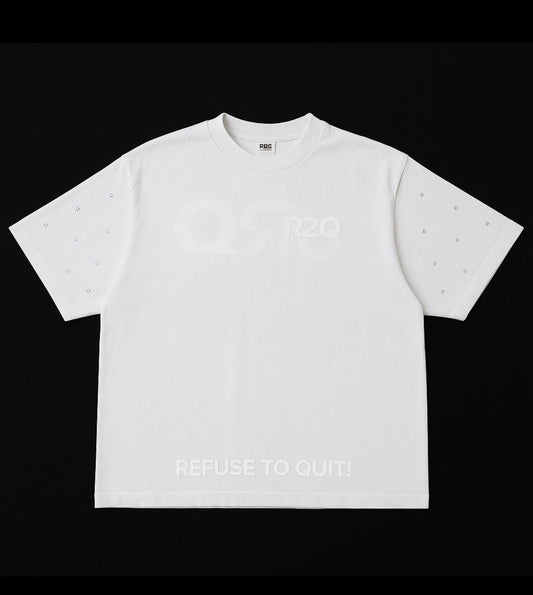 Oversized bling arms box shirt